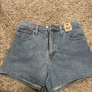 Levi Classic Blue Denim Women's Shorts